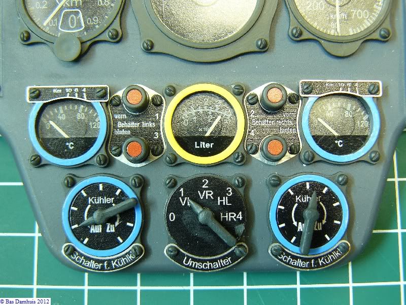 Eduard S Bf Instrument Panel Ready For Inspection Aircraft